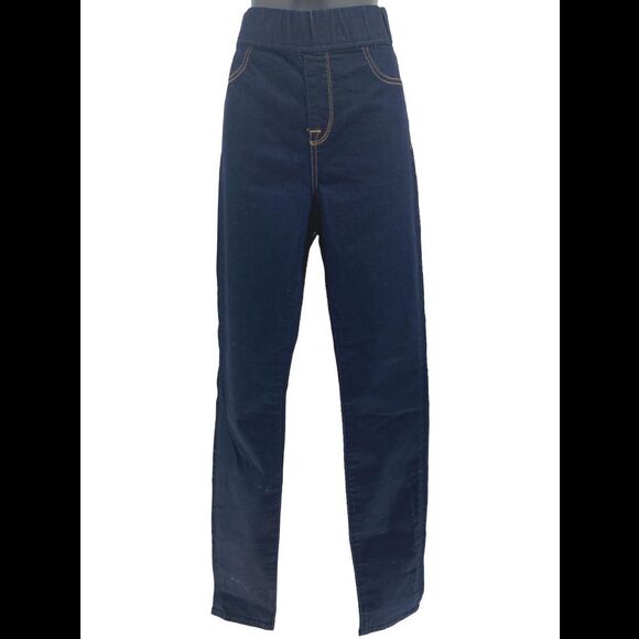 Jen7 by 7 for All Mankind Comfort Pull-On Skinny Jeans Dark Indigo - Regular - Picture 1 of 3